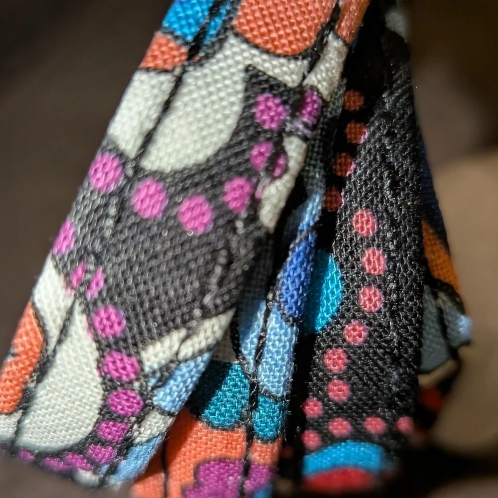 Vera‎ Bradley Breakaway Lanyard Haymarket Paisley Blue Pink Floral 15972-R88 NEW